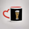 Three Tone - Heart Handle Coffee Mug - Image 5